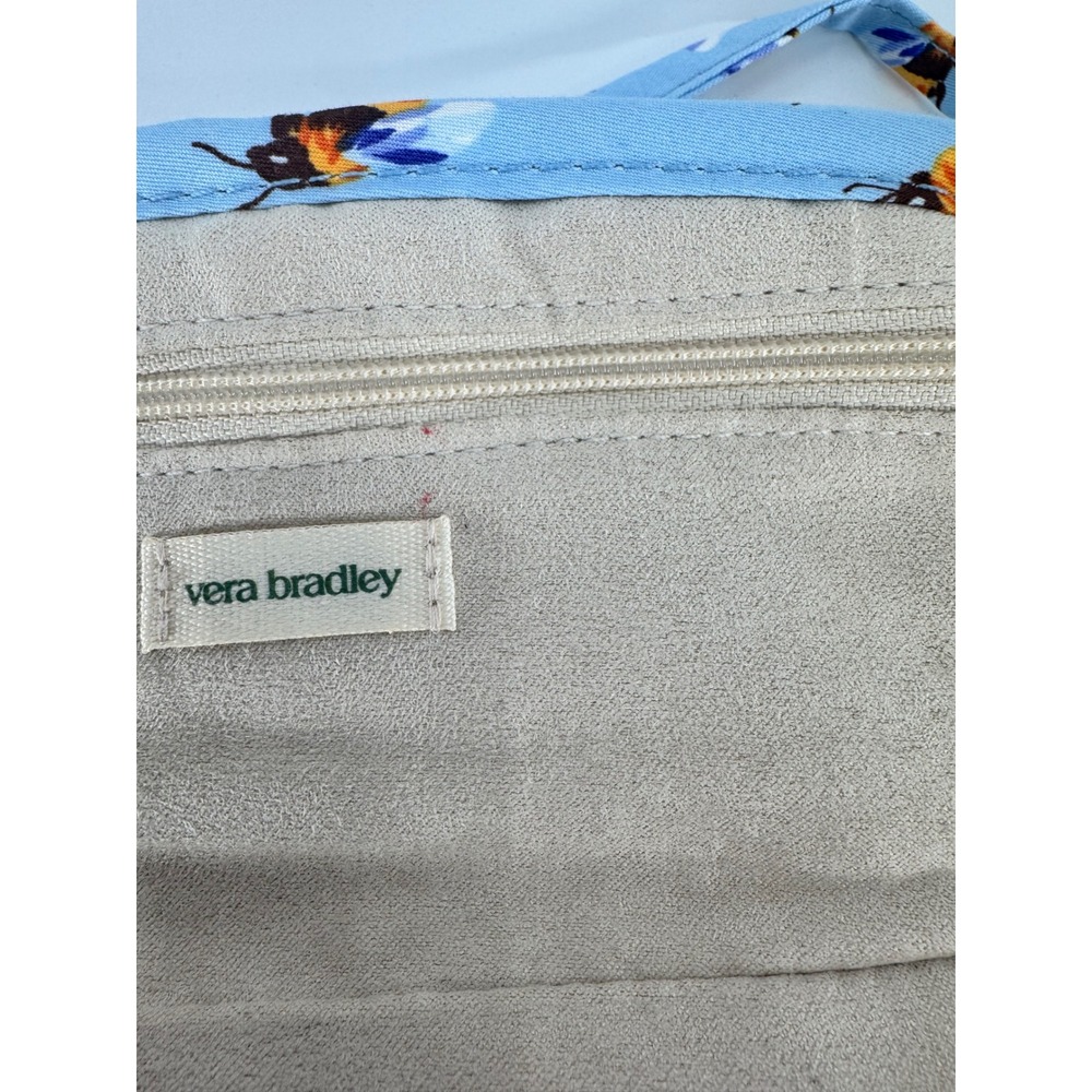 Vera Bradley Jewelry Roll Women OS Blue Bee's Knees Quilted Travel Organizer - Picture 9 of 15